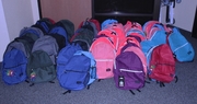 Backpacks filled with school supplies were given to families to start the new school year!